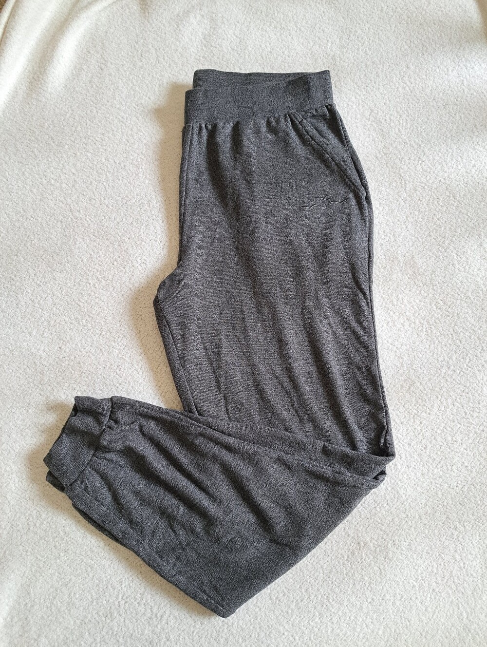 LAZYPANTS Women’s Hacci Knit Joggers Grey Size Medium Casual Pants